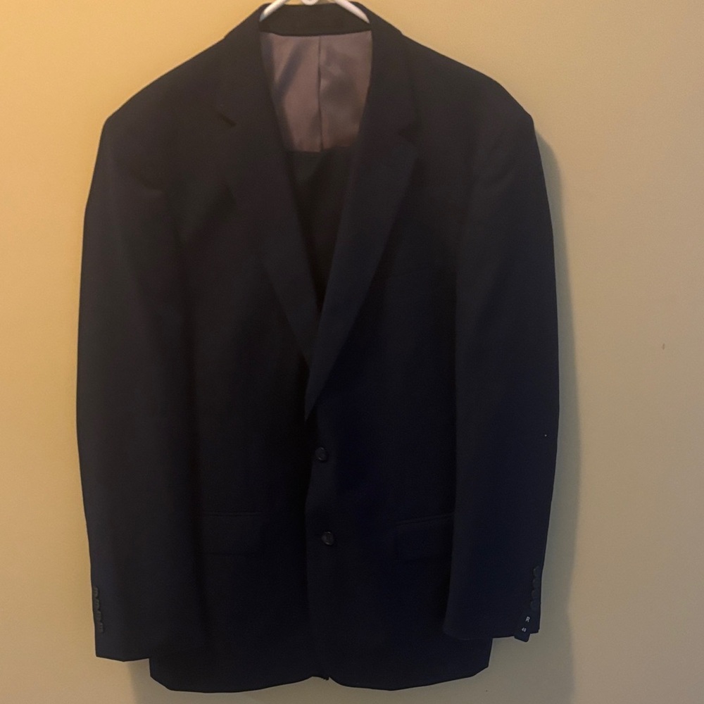 Men's Classic Navy Blue Blazer